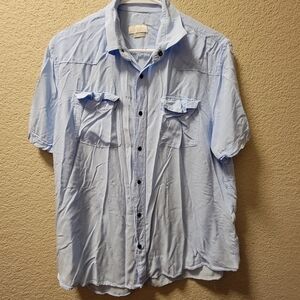 Zara short sleeve button down